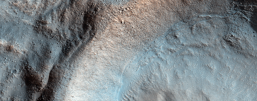 Pristine Crater in Acidalia Planitia
