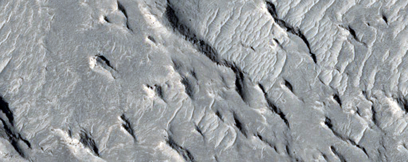 Floor of Broad Valley in Aeolis Mensae

