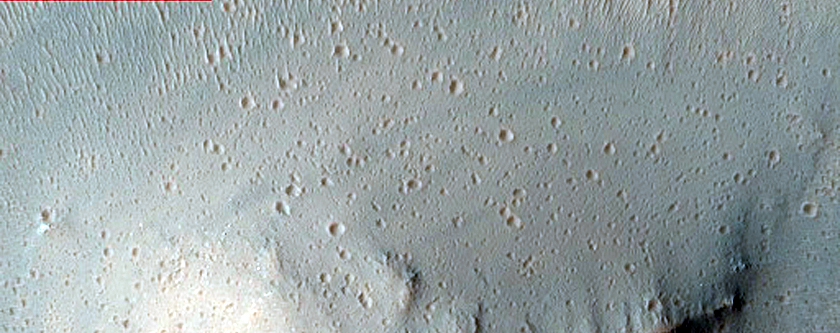 Possible Olivine Detection on Floor of Crater in Noachis Terra
