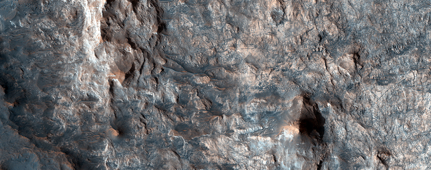 Layered Terrain in Mawrth Vallis
