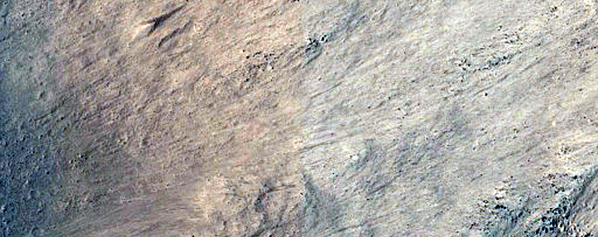 Valley in Fractured Terrain
