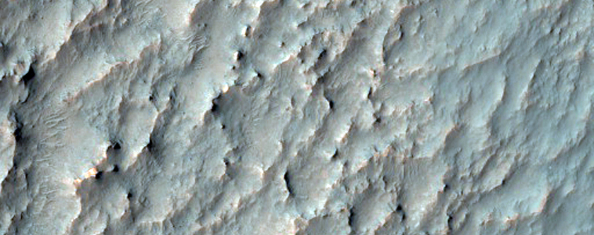 Possible Chlorites and Clays in Eridania Region Outcrops
