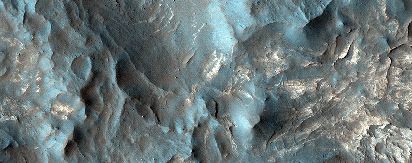 Light-Toned Depostis Along Coprates Chasma Floor
