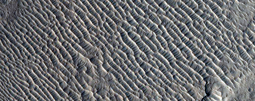 Light-Toned Stratified Materials in Eastern Candor Chasma
