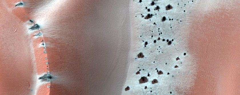 Richardson Crater Dunes Sublimation
