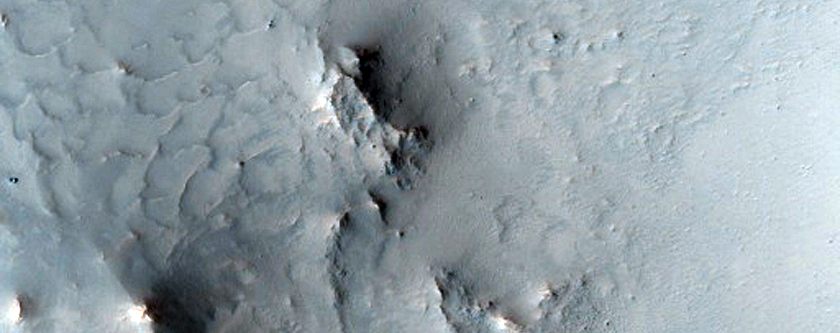 Well-Preserved 6-Kilometer Impact Crater West of Nili Fossae
