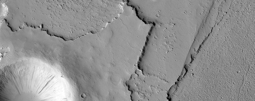 Streamlined Form in Marte Vallis
