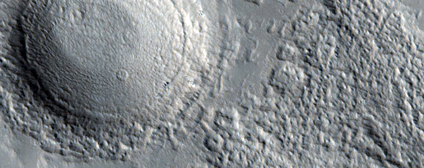 Small Channels in Cerulli Crater Ejecta