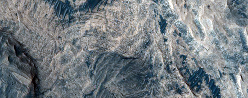 Layered Deposits in West Candor Chasma