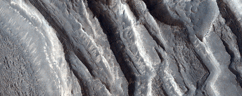 Fractured Ground Near Focas Crater