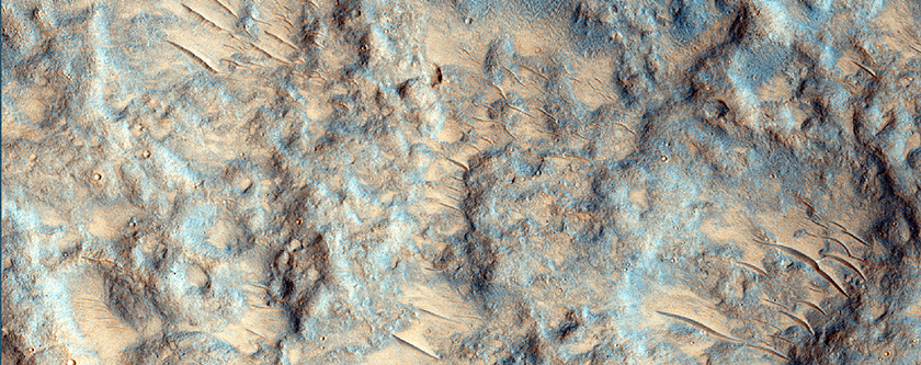 Interior Channel in Al-Qahira Vallis