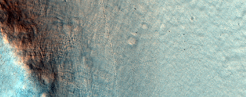 Ancient Bedrock in Nili Fossae Region
