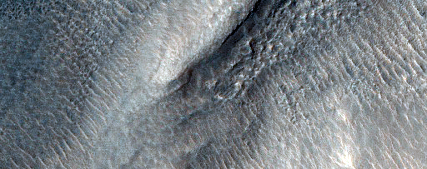 Merging Channels in Harmakhis Vallis