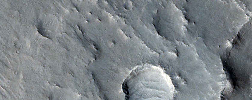 Small Youthful Craters with Light-Toned Ejecta in Mesa-Forming Material