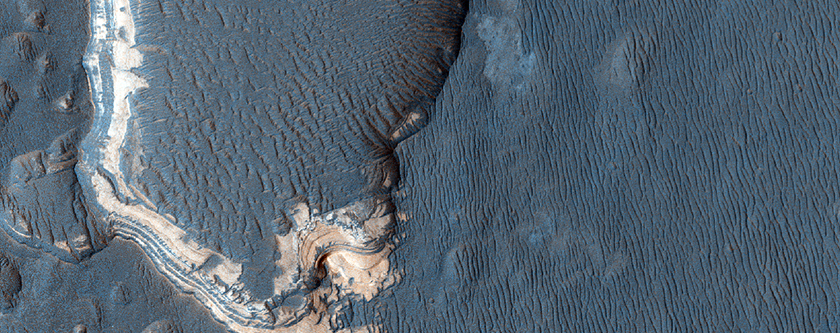 Possible Future Landing Site in Holden Crater