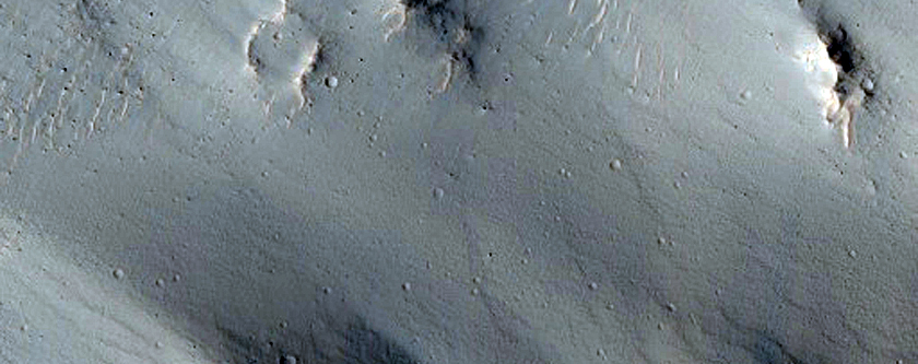 Thick Landslide in Ius Chasma