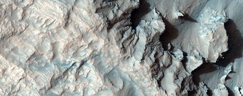 Monitoring Slopes on Floor of Rabe Crater