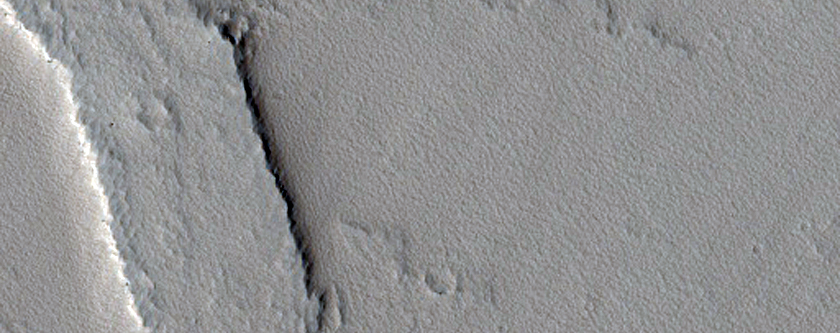 Lava Channel Southeast of Pavonis Mons