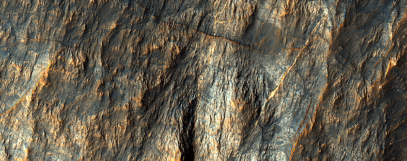 Banded Bedrock in Terra Sabaea