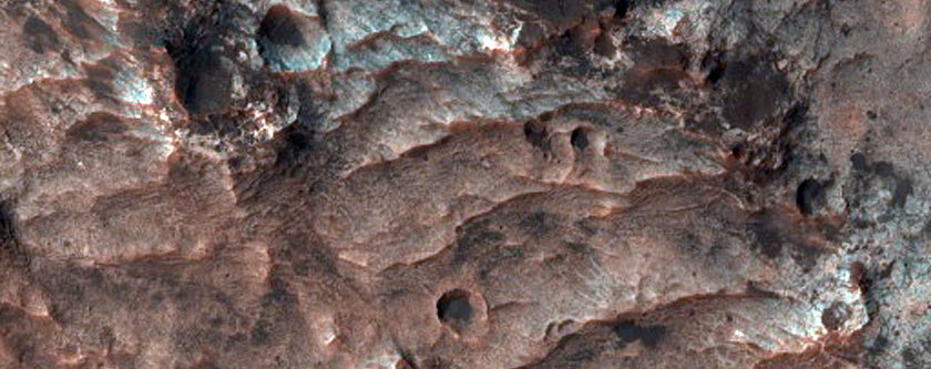 Light-Toned Outcrops in Eridania Basin