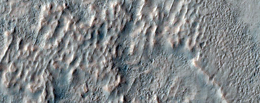 Terrain Southeast of Raga Crater