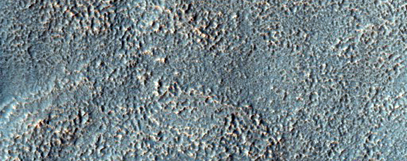Channel Network Northwest of Hellas Planitia