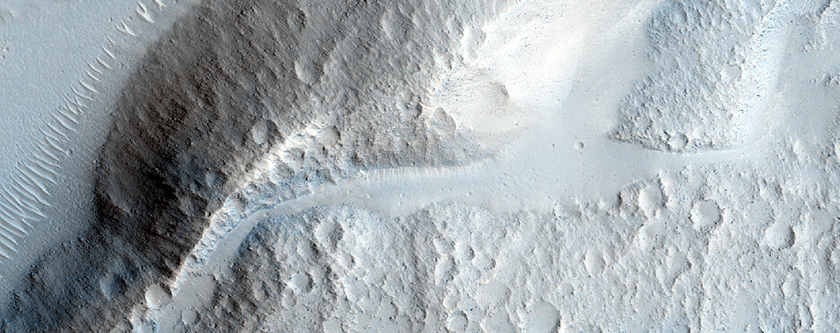 Landslide Deposits in Ius Chasma