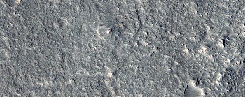 Highest Thermal Inertia Surface Near Gale Crater