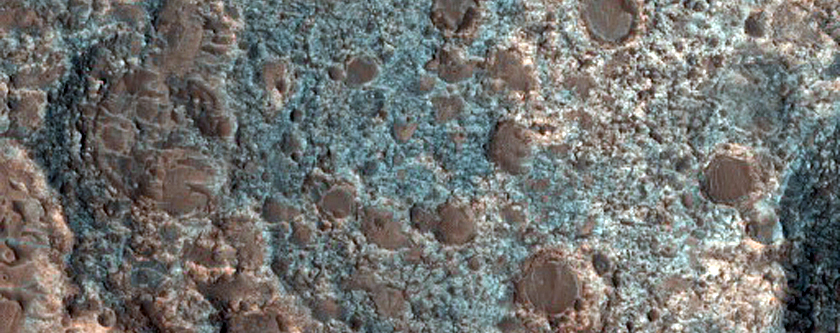 Possible Phyllosilicates in Northern Ladon Valles Basin Plains