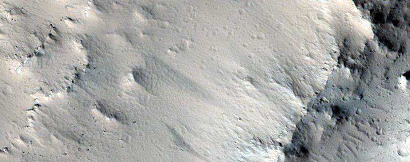 Eastern Rim of Well-Preserved 10-Kilometer Diameter Impact Crater