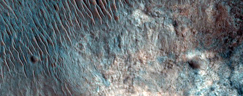 Mound on Crater Floor