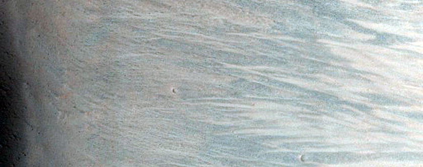 Impact Crater Exposing Chaos Stratigraphy