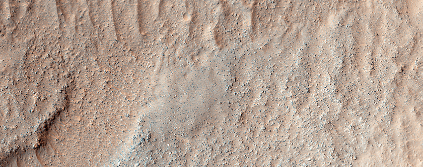 Possible Clay and Sulfate or Zeolite Deposit in Crater