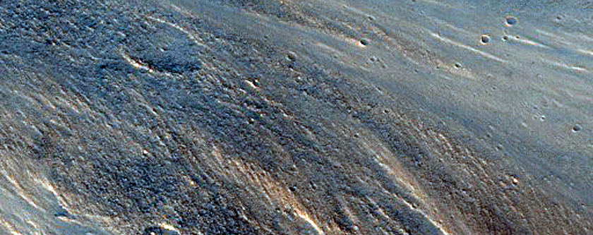 Bedrock Exposures in Valles Marineris