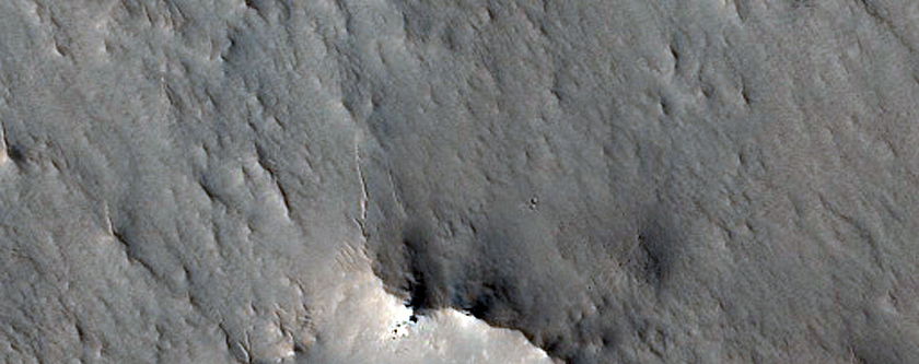 Possible Dike Northwest of Antoniadi Crater