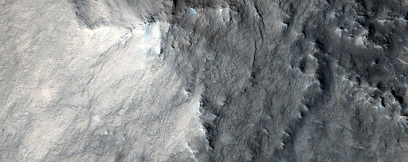 Central Uplift and Floor of a Large Crater