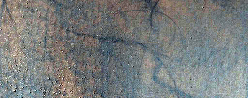 Central Peak of an Impact Crater