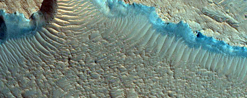 Bedrock on Floor of Crater or Caldera