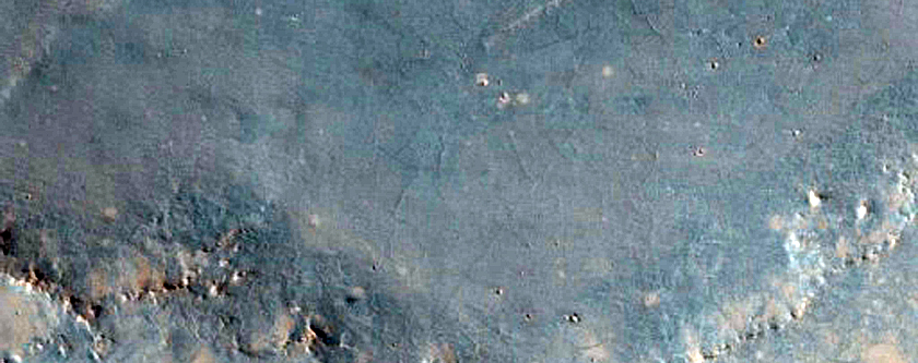 Floor of Leighton Crater