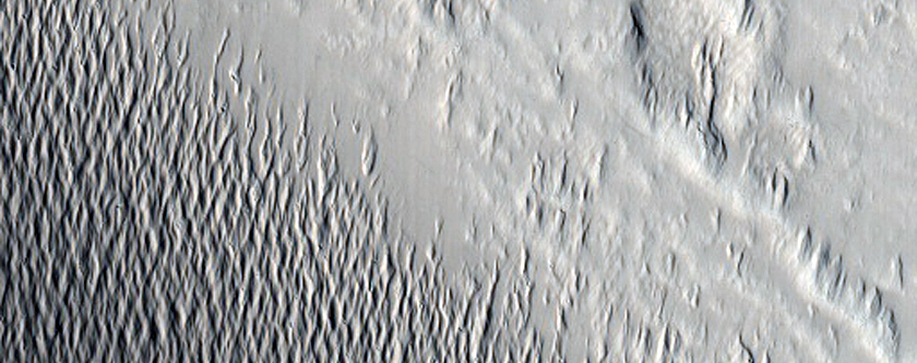 Mangala Valles Region