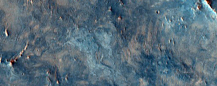 Syrtis Major Crater Ejecta
