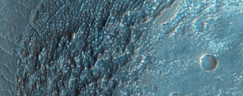 Upland Valleys Near Ladon Valles Basin