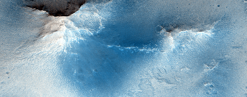 Bedform Changes Southwest of Schiaparelli Crater