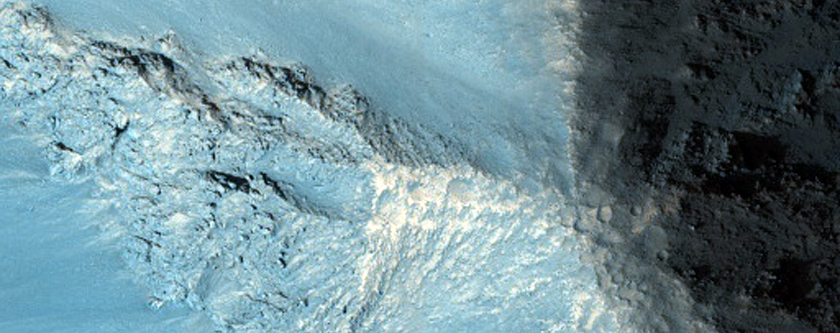 Monitor Slopes in Tithonium Chasma