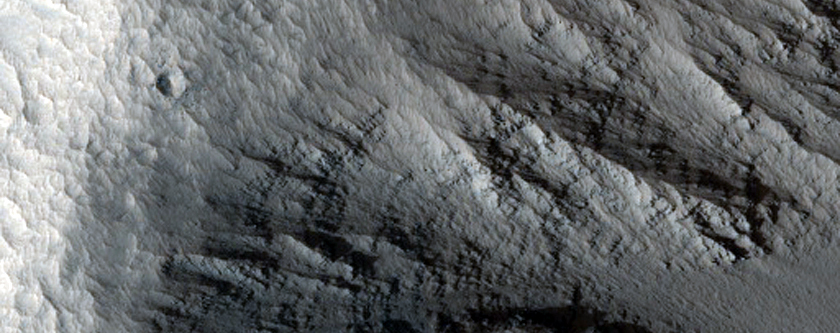Steep Slopes in Tithonium Chasma