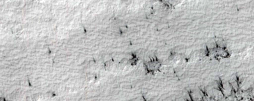 Edge of South Polar Layered Deposits