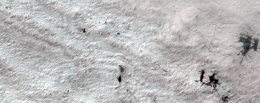 South Polar Layered Deposits Exposure