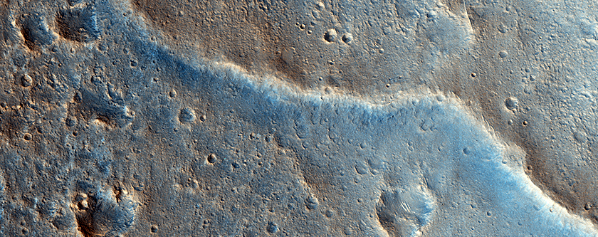 A Sinuous Ridge in Gale Crater