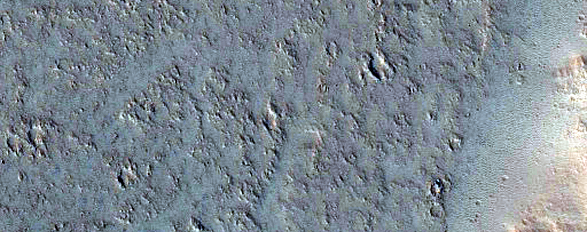 Possible Pyroclastic Deposits From Fissure by Tharsis Tholus