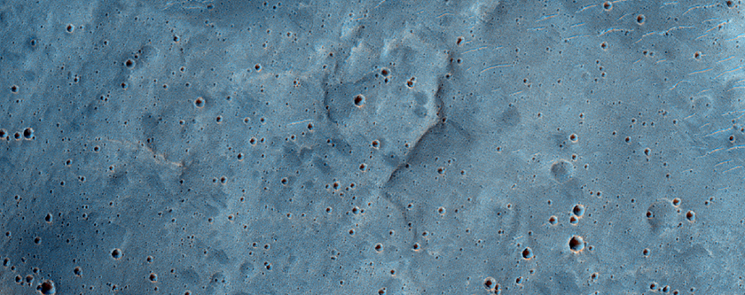 Possible Olivine-Rich Ejecta From Bombala Crater